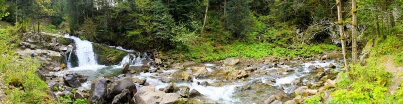 04 Панорама водопада Каменка