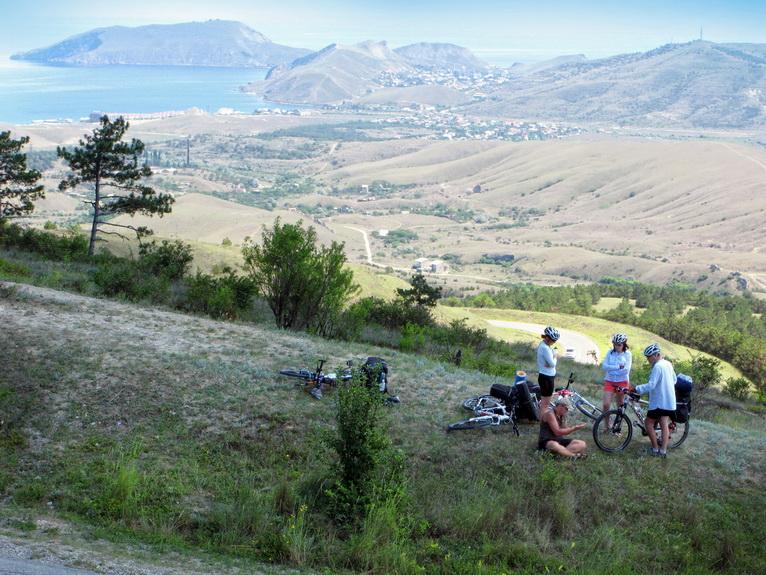 Велотур, начала горного Крыма 2013г. Велотуристы г.Сумы.