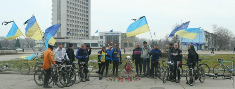 веломайдан в честь Погибших в Киеве