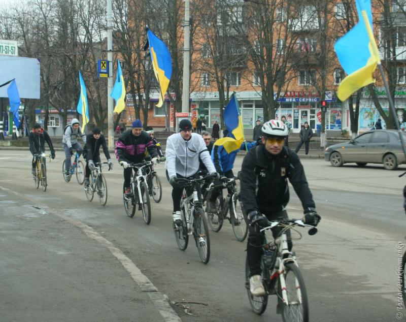 веломайдан в честь Погибших в Киеве