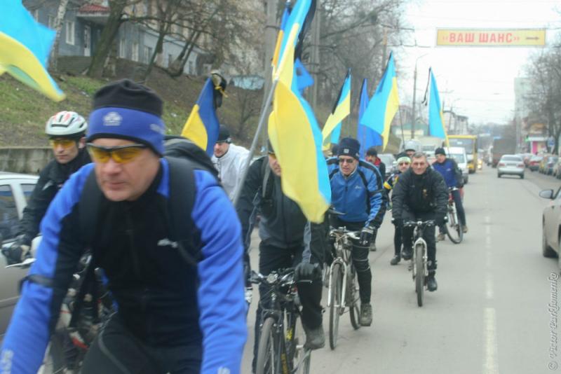 веломайдан в честь Погибших в Киеве