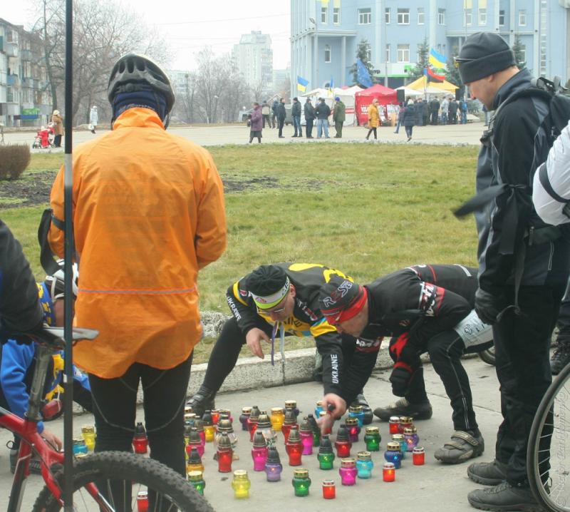 веломайдан в честь Погибших в Киеве