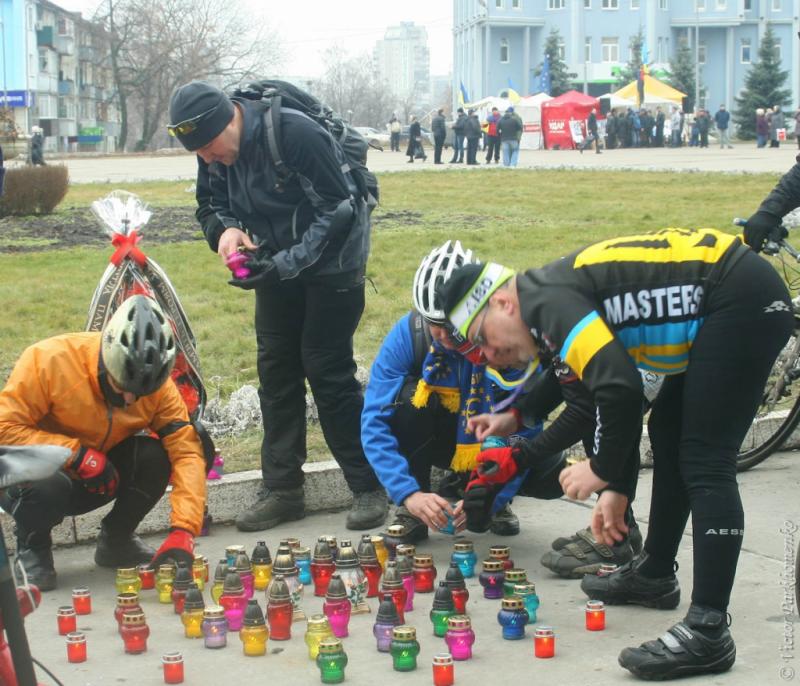 веломайдан в честь Погибших в Киеве