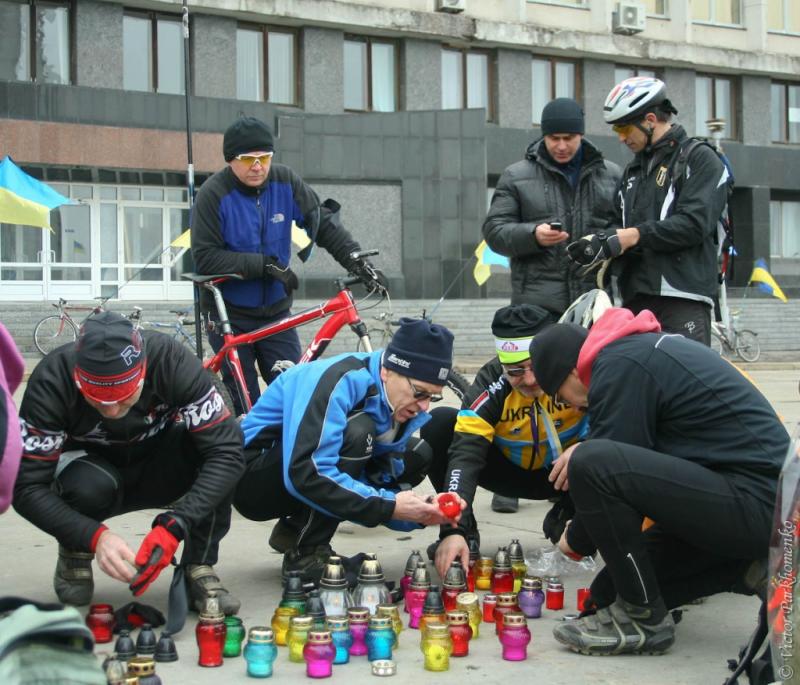 веломайдан в честь Погибших в Киеве